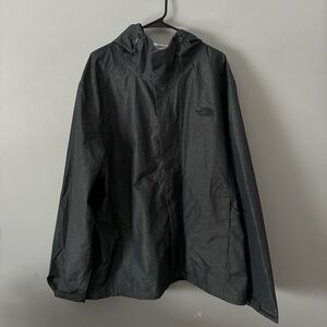 The North Face Men's Charcoal Raincoat windbreaker men’s size 3XL
